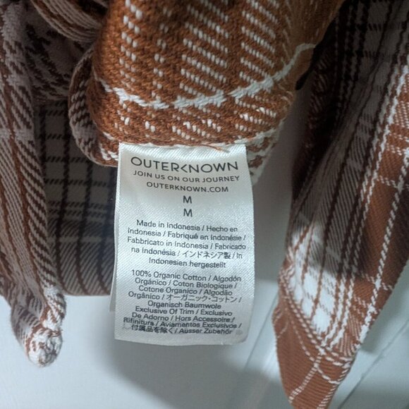 Outerknown | Blanket Shirt In Cedar Bigbury Plaid - Picture 11 of 14